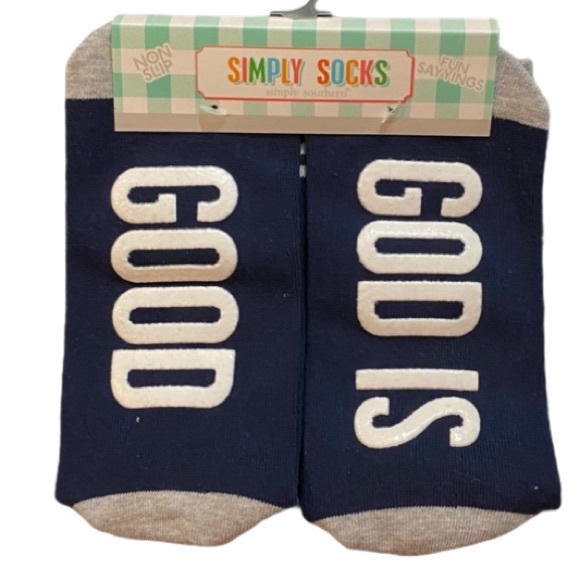 Simply Southern “God Is Good” Socks - Picture 1 of 3